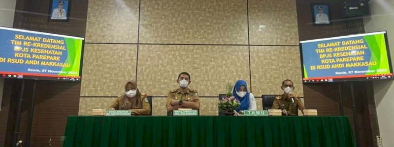 BPJS Kesehatan Bersama Dinkes Lakukan Re-Kredensial di RSUD Andi Makkasau