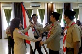 Kontingen Jamnas XI Kwarcab Luwu Utara Resmi Dilepas, Bupati Indah: Simbol Kita Satu, Merah-Putih