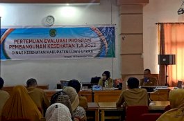 Monev Program 2022, Kadis Kesehatan Luwu Utara Kumpulkan Seluruh Jajaran