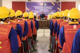Ratusan Tenaga Kerja Konstruksi Ikuti Uji Sertifikasi, Ini Pesan Bupati Luwu Utara