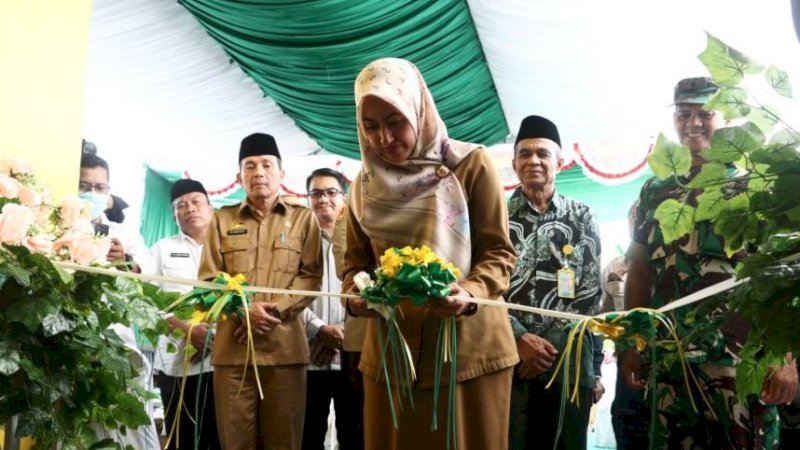 Peresmian Kantor Baznas Luwu Utara oleh Bupati Luwu Utara, Indah Putri Indriani, Selasa (13/9/2022), di Masamba.