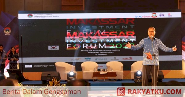 Wali Kota Makassar Tawarkan Proyek Japparate hingga New Balai Kota di MIF 2022