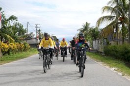 Fun Bike Jelang HUT Ke-77 RI, Indah; Kita Buktikan Luwu Utara Tidak Malas Bergerak