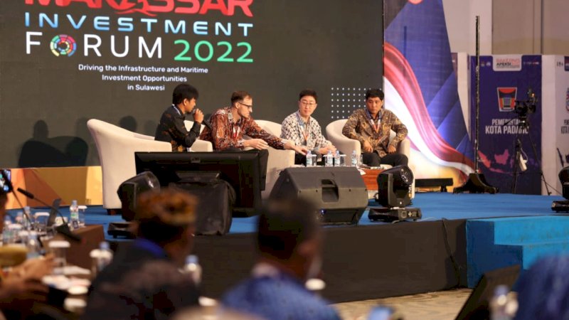 Makassar Invesment Forum (MIF) 2022 yang digelar Pemerintah Kota (Pemkot) Makassar di Hotel Four Points by Sheraton, Selasa (8/11/2022).