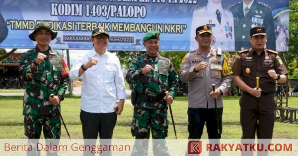 Hadiri Penutupan TMMD, Wabup Lutra Apresiasi Jajaran TNI 1403 Palopo