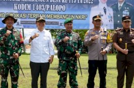 Hadiri Penutupan TMMD, Wabup Lutra Apresiasi Jajaran TNI 1403 Palopo 