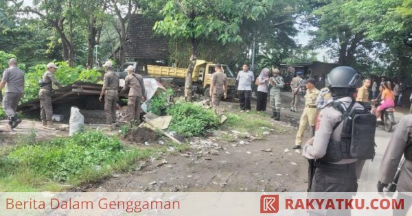 Satpol PP Pagar Lahan Seluas 6,9 Hektar Milik Pemprov Selsel