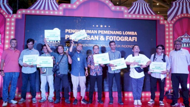 Para pemenang dipertemukan dalam acara penyerahan hadiah di Timur Resto Nipah Park, Rabu (9/11/2022). 