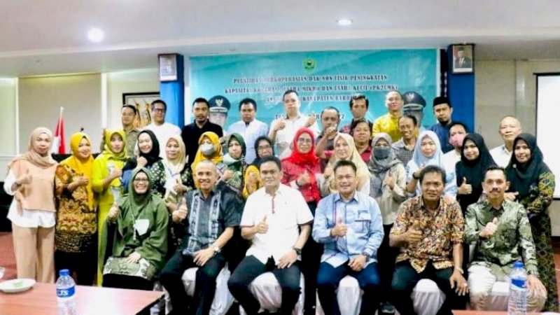 Pelatihan Peningkatan Kapasitas Usaha Mikro dan Usaha Kecil (PK2UMK) yang digelar di Hotel Denpasar, Kota Makassar, Sabtu (5/11/2022).
