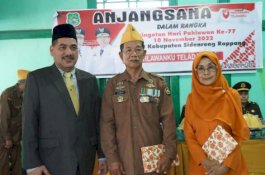 Hari Pahlawan, Pemkab Sidrap Anjangsana ke Legiun Veteran