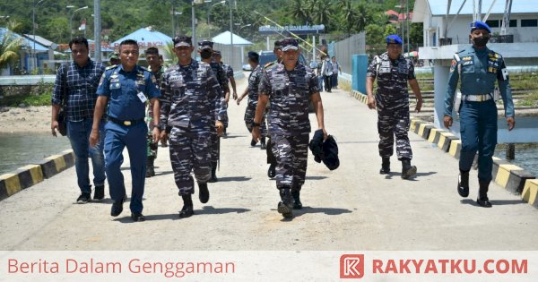 Danlantamal VI Makassar Tinjau Kesiapan Hari Nusantara Tahun 2022 di Wakatobi