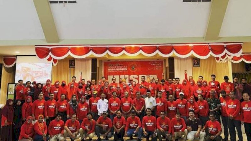 Musyawarah Daerah (Musda) Ikatan Keluarga Alumni (IKA) Universitas Hasanuddin (Unhas) Lutra berlangsung di Aula La Galigo Kantor Bupati Lutra, Jumat (11/11/2022).