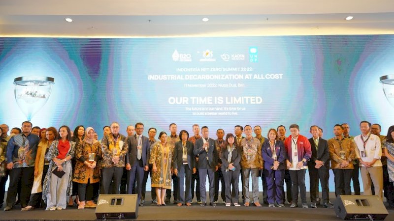 Indonesia Net Zero Summit yang diadakan di Nusa Dua, Bali, Jumat (11/11/2022). 
