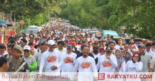 Jalan Sehat Anti Mager di Wajo, Gubernur Sulsel Sebut Paling Seru, Paling Ramai, dan Hadiah Terbanyak