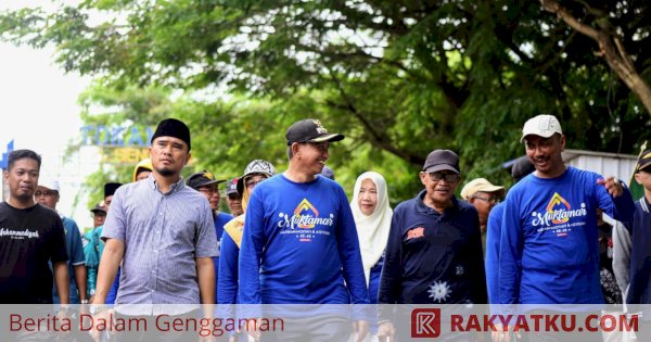 Bernuansa Islami, Bupati Amran Lepas Ratusan Peserta Pawai Taaruf Muhammadiyah-Aisyiyah Wajo