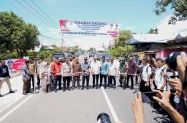 Gubernur Sulsel Resmikan Ruas Pinrang - Rappang Sepanjang 3,3 Km