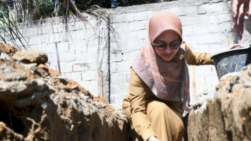Bupati Luwu Utara Letakan Batu Pertama Pembangunan Asrama Ponpes Darul Arqam Muhammadiyah Balebo