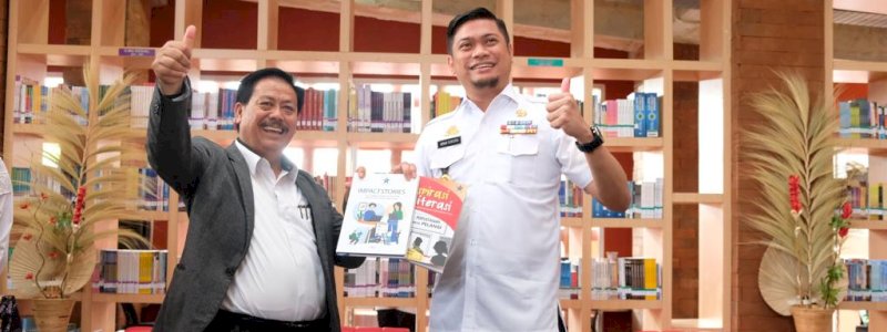 Siswa SD dan SMP Wajib Belajar Sehari di Gedung Layanan Perpustakaan Gowa