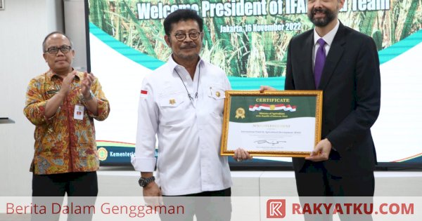 Mentan SYL Apresiasi Kemitraan 40 Tahun Kementan dan IFAD