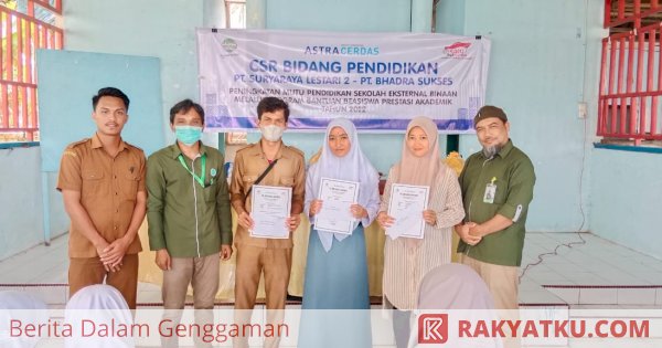 PT Surya Raya Lestari 2 Berikan Beasiswa Prestasi di 19 Sekolah Mamuju Tengah