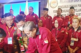 Bupati Sidrap Hadiri Pelantikan DPD FKP PJUTS Sulsel