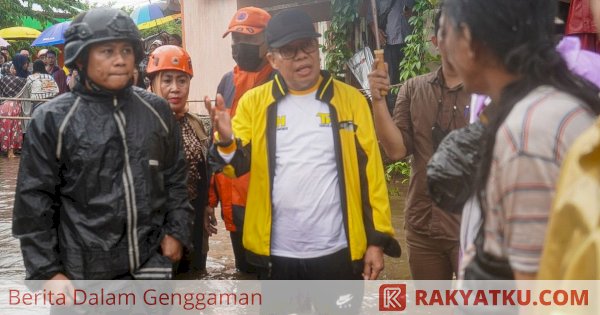 Pantau Langsung Banjir, Wali Kota Parepare Minta BPBD Siaga 24 Jam