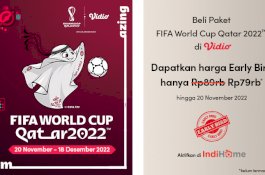 Kolaborasi IndiHome-Vidio Siap Manjakan Penggemar FIFA World Cup 2022