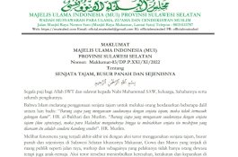 Resahkan Masyarakat, MUI Sulsel Haramkan Penggunaan Busur  