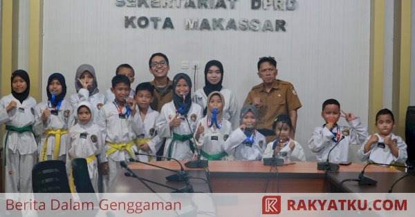 Atlet Taekwondo DPRD Makassar Dulang Medali di One Student One Sport