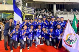 Beni Iskandar Pimpin Kontingen DPD Perpamsi SulSel pada Porpomnas 2022 di Medan