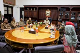 Wakil Wali Kota Fatmawati Rusdi Terima Kunjungan Wabup Jombang