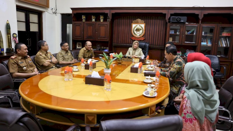 Wakil Wali Kota Fatmawati Rusdi Terima Kunjungan Wabup Jombang