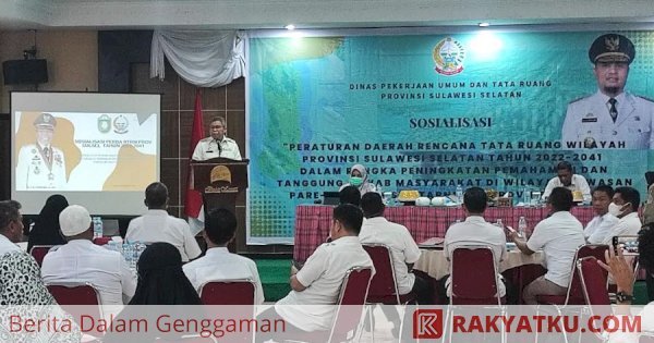 Sosialisasi Perda RTRW Sulsel 2022-2041, Wali Kota Parepare: GPS Pembangunan