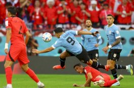 Hasil Piala Dunia: Uruguay vs Korea Selatan Tanpa Gol