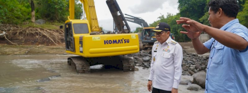 Taufan Pawe Pantau Sungai Karajae