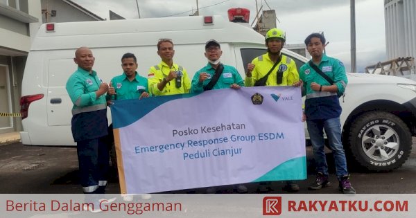 PT Vale Kirim Tim Tanggap Darurat Bantu Korban Gempa Cianjur