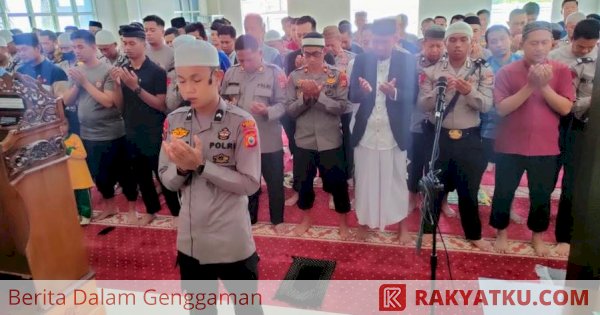 Polres Wajo Gelar Salat Gaib dan Doakan Korban Gempa Cianjur