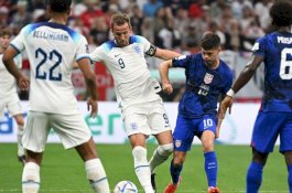 Babak Pertama Inggris vs Amerika, Kedua Tim Sama Kuat