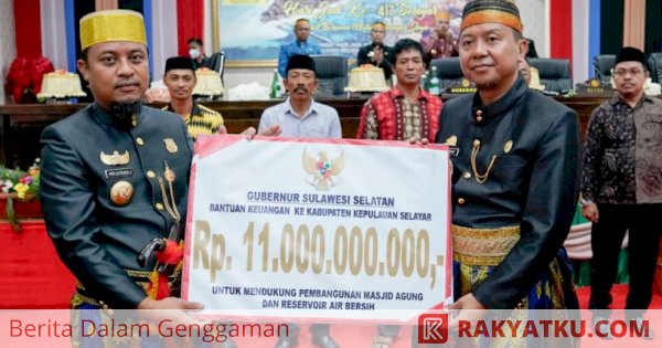 Hari Jadi Ke-417 Selayar, Pemprov Sulsel Berikan Bantuan Keuangan Rp11 Miliar