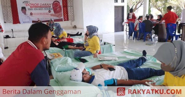 Peringati Hari HIV/AIDS Sedunia, PMI Sidrap Gelar Donor Darah