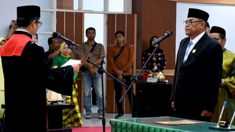 Haeruddin Yusuf Resmi Jabat Wakil Ketua DPRD Luwu Utara Gantikan Awaluddin 