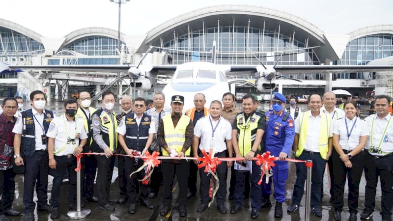 Berkat Bantuan Keuangan Dari Pemprov, Bandara Arung Palakka Kembali Beroperasi