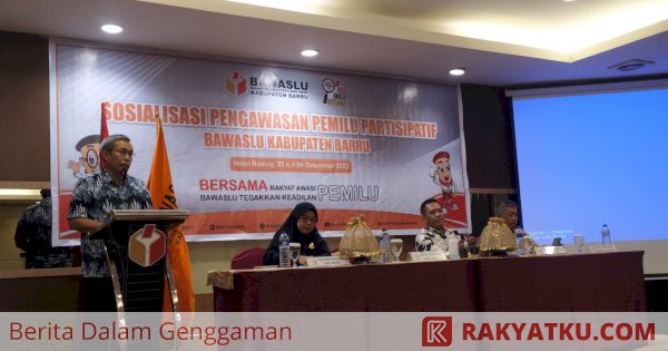 Bawaslu Barru Harap Masyarakat Terlibat Aktif Laporkan Pelanggaran Pemilu