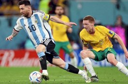 Hasil Piala Dunia: Argentina vs Australia 2-1, Messi Bintang Kemenangan ke Perempat Final 