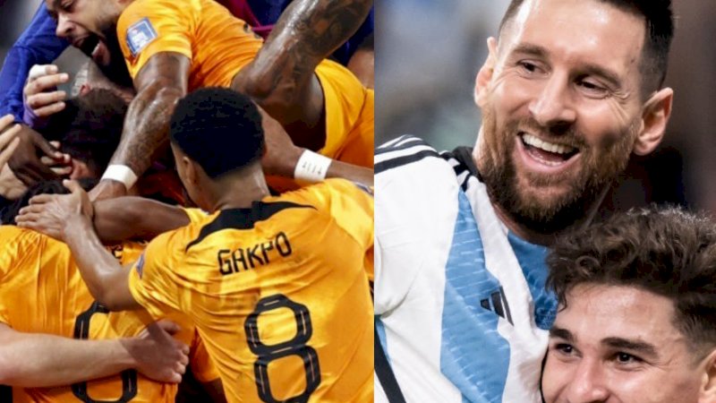 Belanda dan Argentina lolos melangkah ke babak perempat final Piala Dunia 2022. (Foto: Instagram/fifaworldcup)