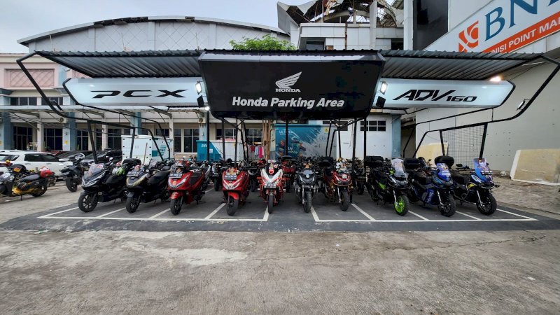 Kembali Buka Parkiran Khusus Motor Honda Matic Premium di Mal Phipo 