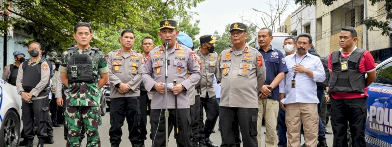 Kapolri Instruksikan Usut Tuntas Bom Bunuh Diri Polsek Astanaanyar 