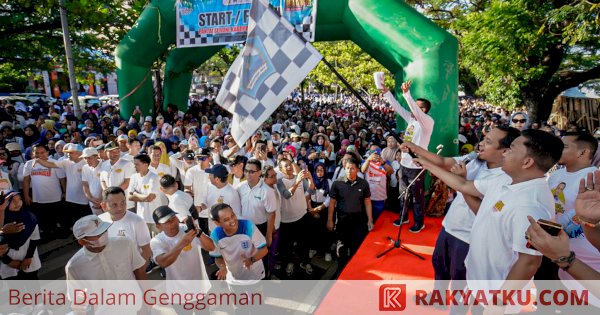 Gubernur Sulsel Lepas 20 Ribu Peserta Jalan Sehat di Bantaeng