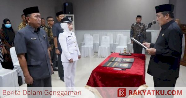 Lantik 15 Pejabat, Bupati Sidrap: Perbaiki Niat, Jangan karena Mau Dilihat