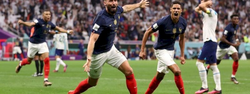 Skor Prancis vs Inggris 2-1, Mbappe dan Kawan-kawan ke Semi Final 